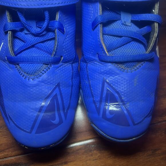 Nike Force Trout 8 Keystone 'Hyper Royal' Boys 4Y Molded Baseball Cleats - Picture 3 of 11